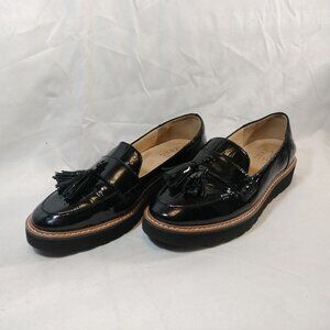Naturalizer August Black Patent Leather Tassel Loafers